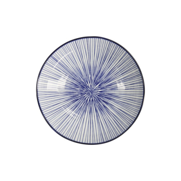 Pastateller Nippon Blue Lines, Porzellan, Ø 21 cm, Art.-Nr. 16030