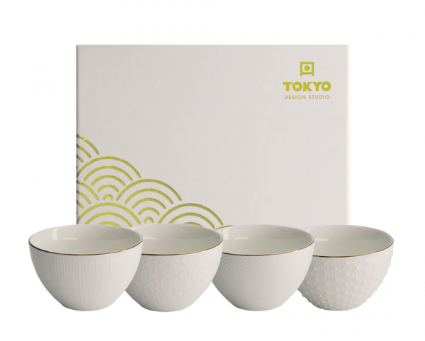 Nippon White 4 Schalen Set bei Tokyo Design Studio (Bild 1 von 6)