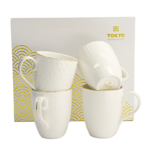 Nippon White Mug Set,4 pcs at Tokyo Design Studio (picture 4 of 8)