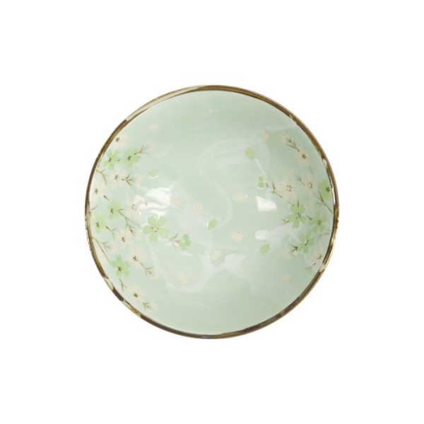 Noodle Bowl Green Cosmos, Stoneware, 1.3 L, Item No. 16504