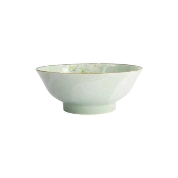 Noodle Bowl Green Cosmos, Stoneware, 1.3 L, Item No. 16504