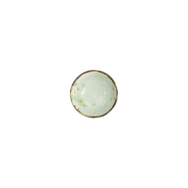 Sauce Bowl Green Cosmos, Stoneware, 100 ml, Item No. 16506