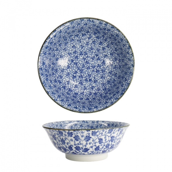 Hana Blue Mixed Bowls Ramen-Schale bei Tokyo Design Studio (Bild 1 von 6)