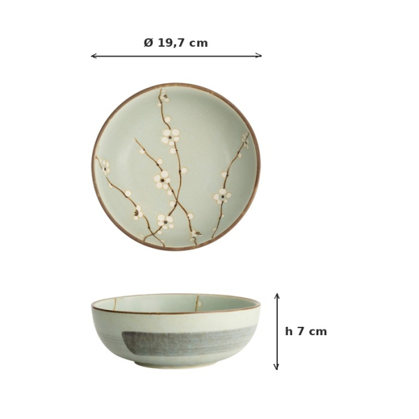 Ramenschale Soshun Matte, Porzellan, 1,1 L, Art.-Nr. 16557