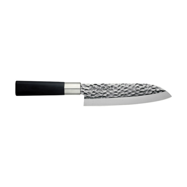 Santoku Knife (all-purpose knife) Sekiryu, Stainless steel, Hammered finish, blade 16.5 cm, handle in ABS plastic