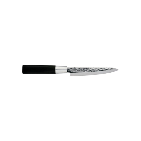 Petty-Messer (kleines Allzweckmesser) Sekiryu, Rostfreier Edelstahl, Geh&auml;mmert, Klinge 12 cm, Griff aus ABS-Kunststoff