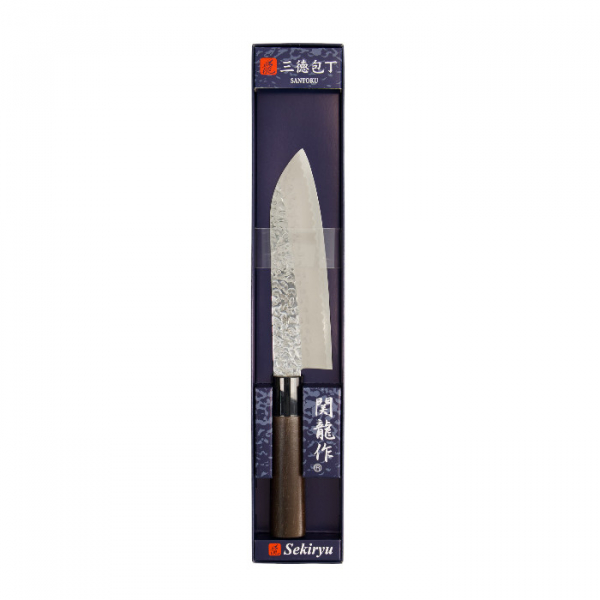  Edelstahl-Kochmesser Santoku (Allzeckmesser) bei Tokyo Design Studio (Bild 5 von 5)