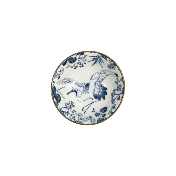 Rice Bowl Flora Japonica Crane, Porcelain, 500 ml, Item No. 16703