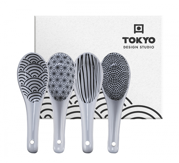 Nippon Black 4 Suppenlöffel Set bei Tokyo Design Studio (Bild 1 von 5)