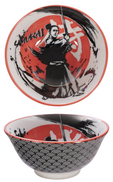 Tayo Bowls, Mixed Bowls Samurai Ninja, 4 pcs., Ø 14,8 cm, Item No. 22042 -  TDS