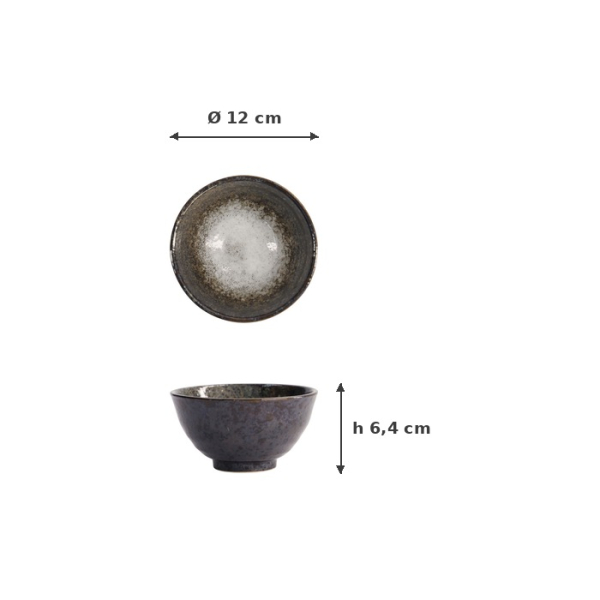 Rice Bowl Mino Yaki, Stoneware, Ø 12 cm, 320 ml, Item No. 16882