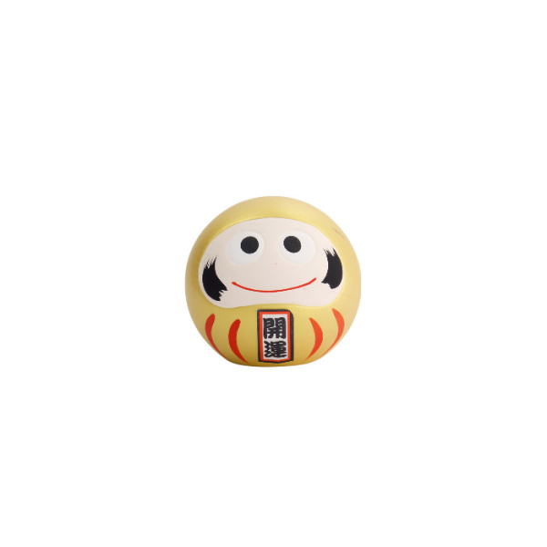 TDS, Glücksbringer / Lucky Charm Daruma, Dekoration, Gold, Ø 6x6x6cm - Art Nr: 16917