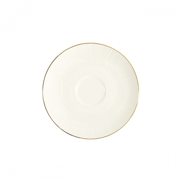 TDS, Saucer, Nippon White, Ø 14.2 x 2.1 cm, Lines - Item No. 16950