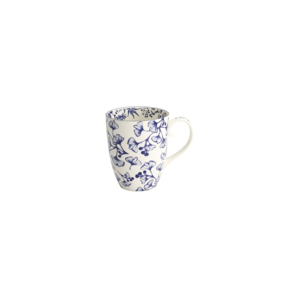 Mug Flora Japonica Gingko Blue, Porcelain, 380 ml, Item No. 16971