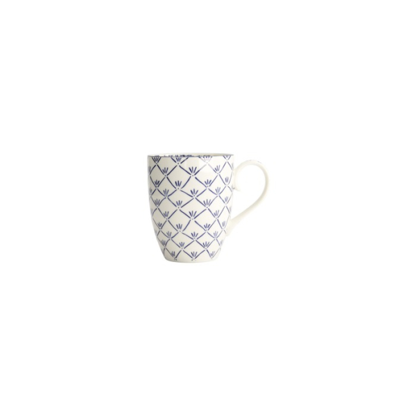 Mug Flora Japonica Maple Blue, Porcelain, 380 ml, Item No. 16972