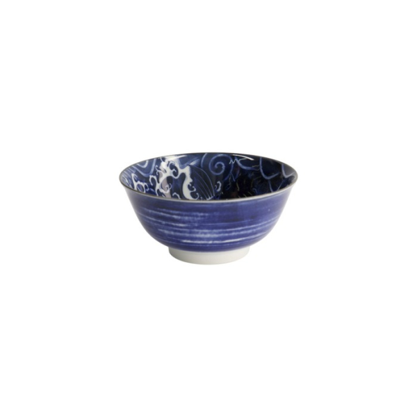 Reisschale Japonism Carp Blau, Porzellan, 500 ml, Art.-Nr. 17106