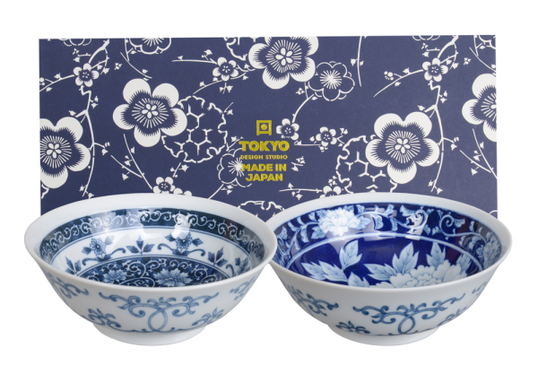 TDS, Bowls Set, 2-piece set, Mixed Bowls Bell Flower, Ø 19 cm, Item No. 22530