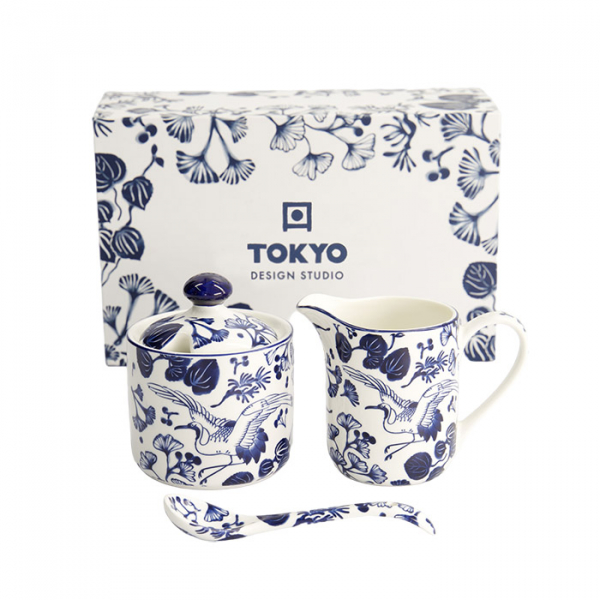 Flora Japonica Milchkännchen und Zuckerdose Set bei Tokyo Design Studio (Bild 1 von 8)