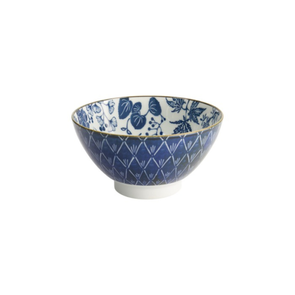 Bowl Flora Japonica Crane Blue, White, Porcelain, 950 ml, Item No. 17592