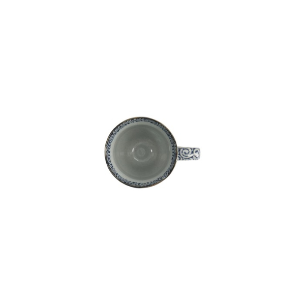 Tasse Circle Blau/Grau, Steinzeug, 400 ml, Art.-Nr. 17725