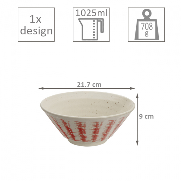 Mixed Bowls Shumaki Ramenschale in Geschenkbox bei Tokyo Design Studio (Bild 3 von 3)