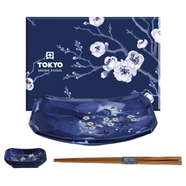 Blue Sakura Sushi Set at Tokyo Design Studio (picture 1 of 3)