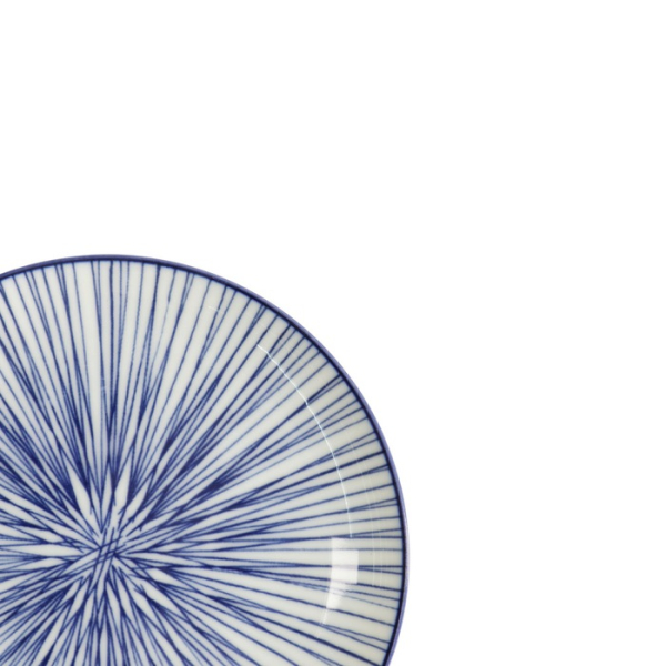 Teller Nippon Blue Lines, Porzellan, Ø 16 cm, Art.-Nr. 17952