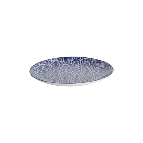 Teller Nippon Blue Dots, Porzellan, Ø 20,6 cm, Art.-Nr. 17955