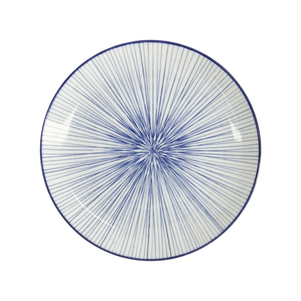 Teller Nippon Blue Lines, Porzellan, Ø 25,7 cm, Art.-Nr. 17956
