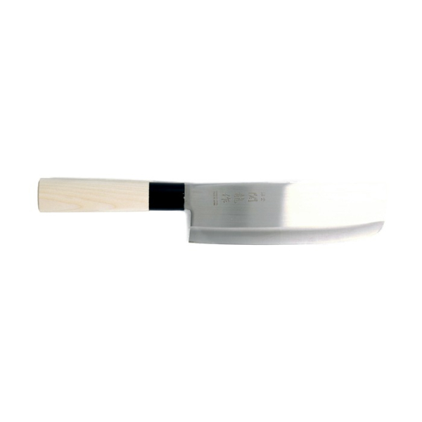 Nakiri-Messer (Gem&uuml;semesser) Sekiryu, Rostfreier Edelstahl, Klinge 16,5 cm, Griff aus Holz