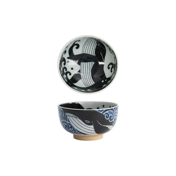 Bowl Kawaii Ohira Whale, Porcelain, 300 ml