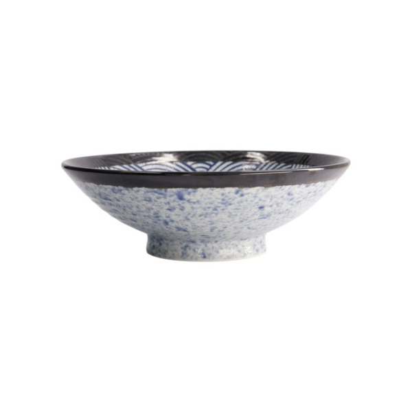 Bowl Aisai Seigaiha, Stoneware, 1.4 l, Item No. 18580