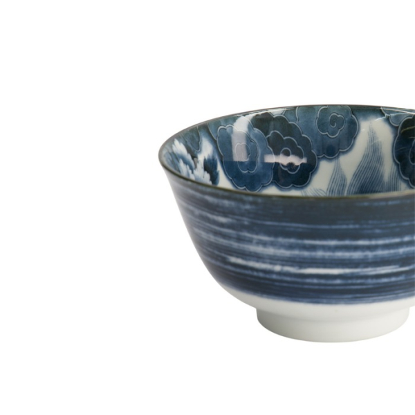 Bowl Japonism Lion Dunkelgrau, Porcelain, Ø 12.7 cm. Height 6.8 cm, Item No. 18700