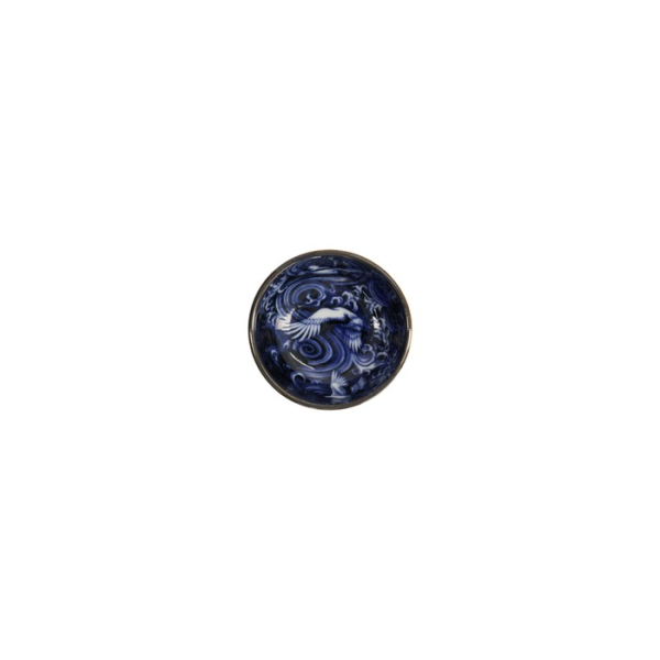 Saucenschale Japonism Crane Blau, Porzellan, Ø 8,7 cm, Art.-Nr. 18751
