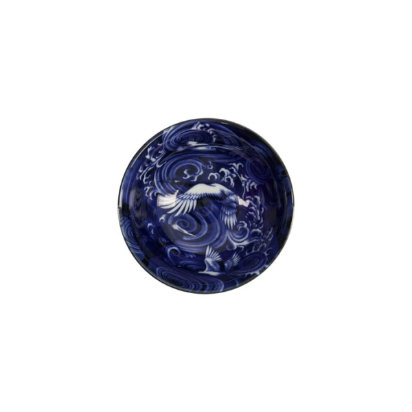 Reisschale Japonism Crane Blau, Porzellan, 500 ml, Art.-Nr. 18758