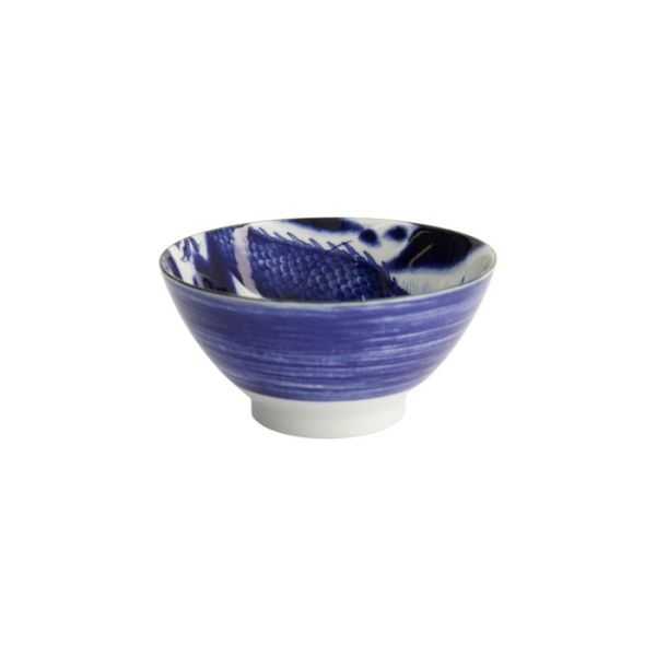 Reisschale Japonism Dragon Blau, Porzellan, 1 L, Art.-Nr. 18762