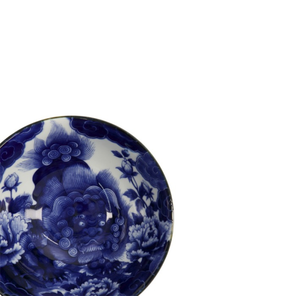 Reisschale Japonism Lion Blau, Porzellan, 1 L, Art.-Nr. 18763