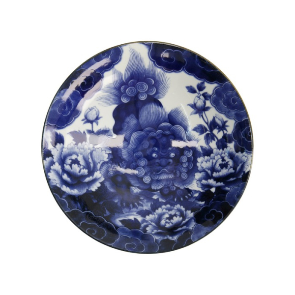 Schale Japonism Lion Blau, Porzellan, 1,6 L, Art.-Nr. 18766