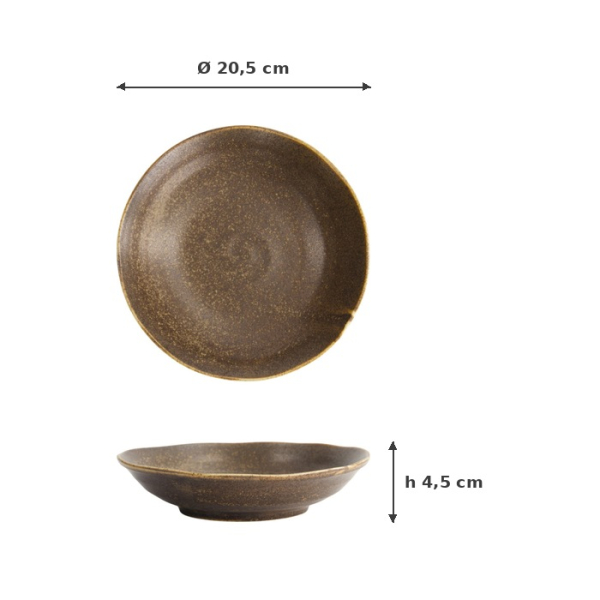 Nudelschale Iga Matte, Keramik, 20,5 × 4,5 cm, Art.-Nr. 20324