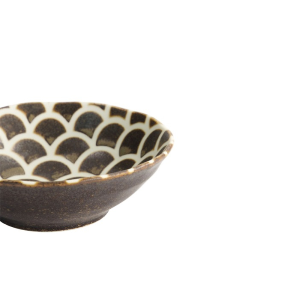 Rice Bowl Iga Matte Mermaid Design, Stoneware, 250 ml, Item No. 20332