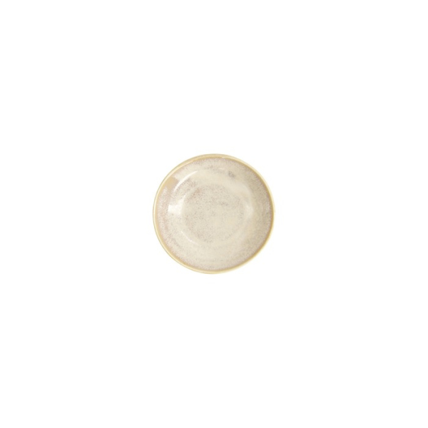 Ovaler Saucenteller Titanium Matte Weiß, Porzellan, 10 × 2,6 cm, Art.-Nr. 20366