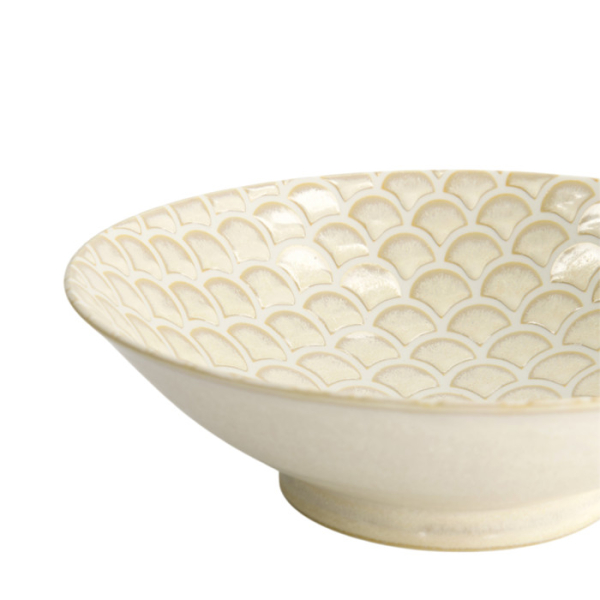 Schale Salatschüssel Titanium Matte Meerjungfrau-Design, Porzellan, 1,4 l, Art.-Nr. 20371