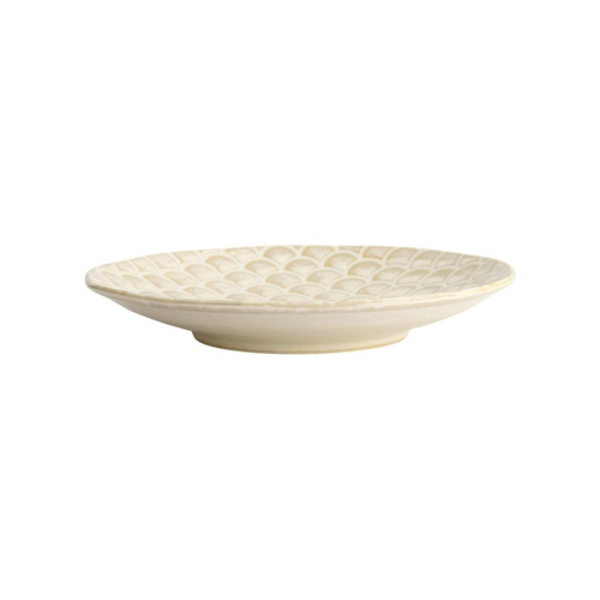 Teller Titanium Matte Mermaid Weiß, Porzellan, Ø 25 cm, Art.-Nr. 20373