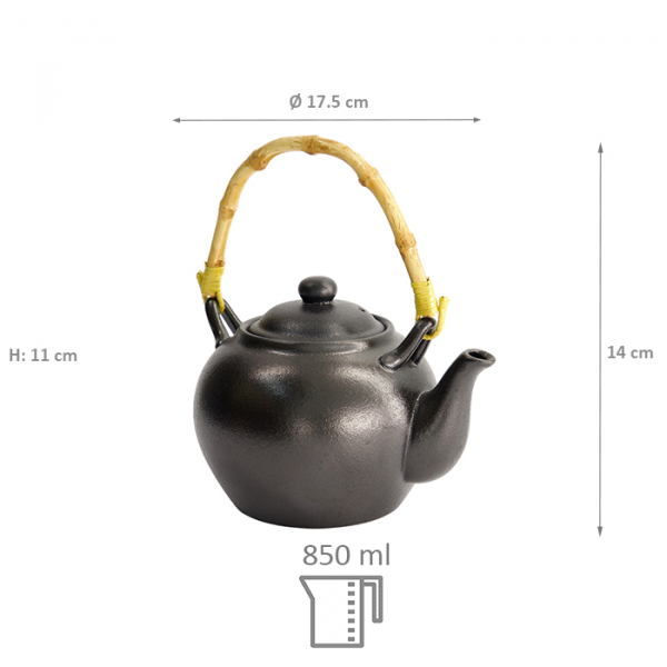 Ø 17.5x14x11cm 850ml  Yuzu Black Tea Pot at Tokyo Design Studio (picture 6 of 6)