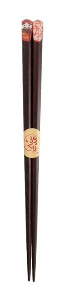 TDS, Japanese Chopsticks, Seven Lucky Gods, 1 pair, 23 cm, Item No. 20746