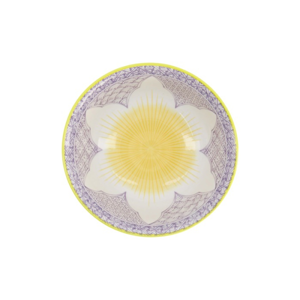 Ramen Bowl Lily Flower Purple, Porcelain, 1.2 l, Item No. 20934