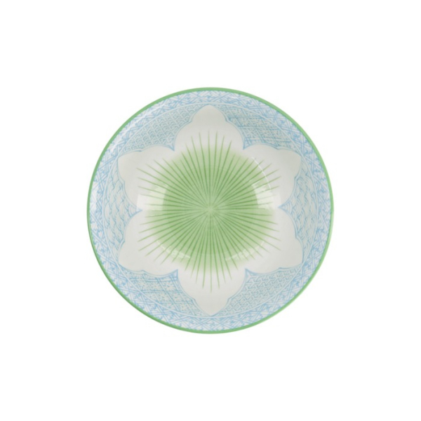 Ramen Bowl Lily Flower Hell Blue, Porcelain, 1.2 L, Item No. 20937
