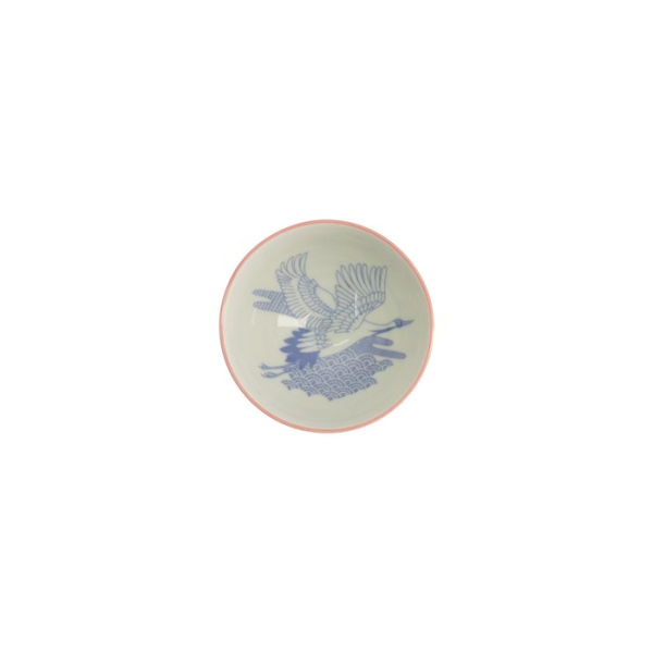 Rice Bowl Kawaii Crane Red, Porcelain, 300 ml, Item No. 20977