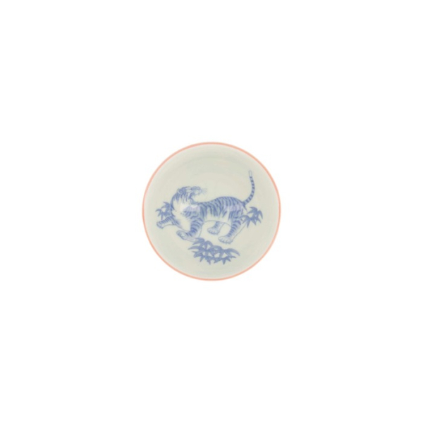 Rice Bowl Kawaii Tiger Red, Porcelain, 300 ml, Item No. 20982