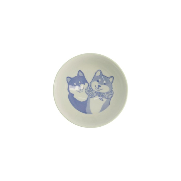 Rice Bowl Kawaii Shiba-Dog Green, Porcelain, 500 ml, Item No. 20988